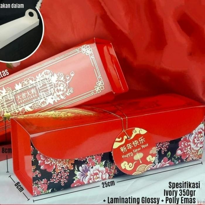 > dus imlek bolu gulung box roll cake ukuran 25x8x8cm kotak lapis legit RR