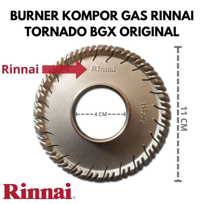 Original | Burner Bgx Tornado Kompor Gas Rinnai
