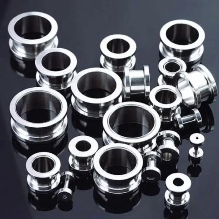pirsing telinga titanium/persing plug besi/Persing telinga/piercing plug/expander telinga