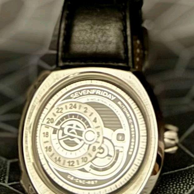 Jam Tangan SevenFriday Original SF-Q1/01-U134 Automatic 21 Jewels - Stainless Steel & Genuine Leathe