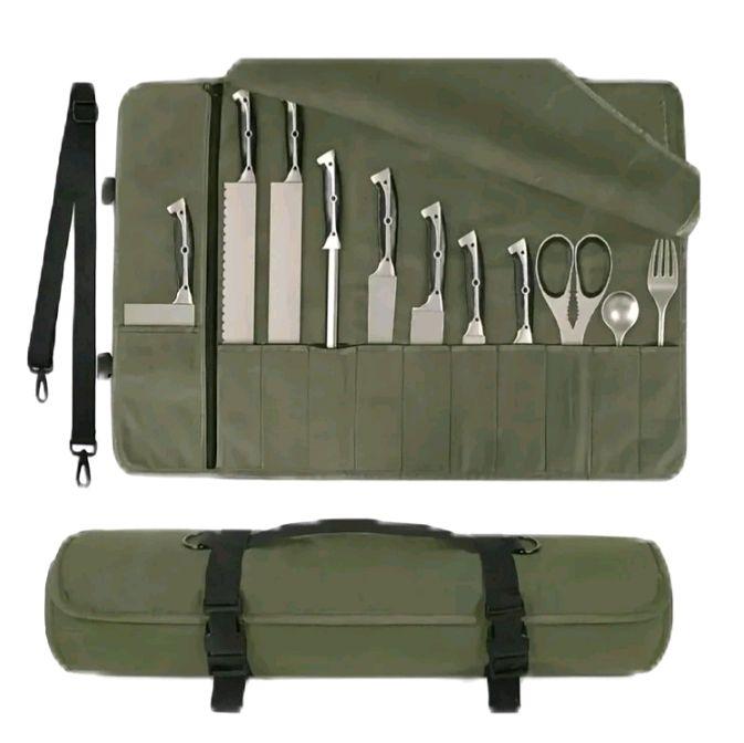 Tas pisau dapur roll multifungsi