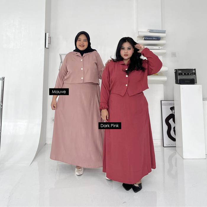 MOKMOK - ADIBA SET DRESS BigSize JumboSize