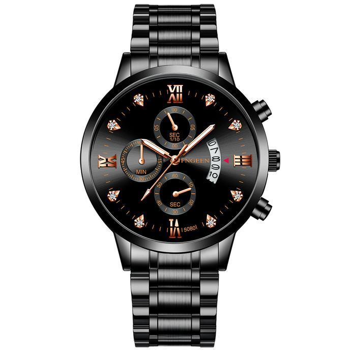 Jam Tangan Pria Kasual Bisnis Import Asli Tahan Air Premium Original Fngeen New Model Terbaru Waterp