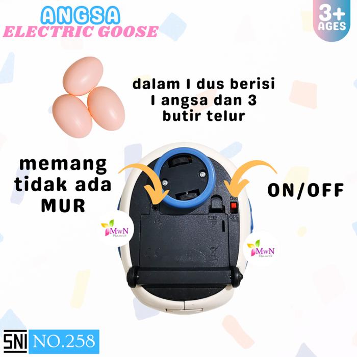 MWN Mainan Electric Goose Angsa Bertelur No.258