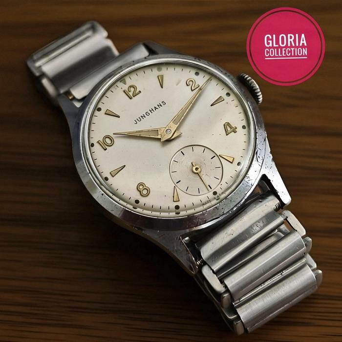 Junghans military 1950 watches vintage no hamilton omega oris