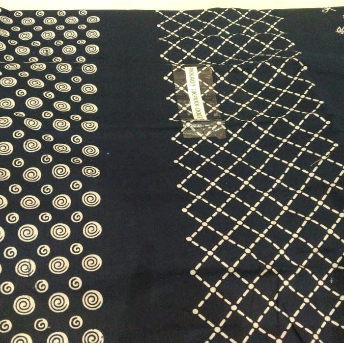Batik Benang Raja untuk Pria - Motif Kotak Hitam - Surfing, Katun, Panjang, Distro, Cowok, Songket, 
