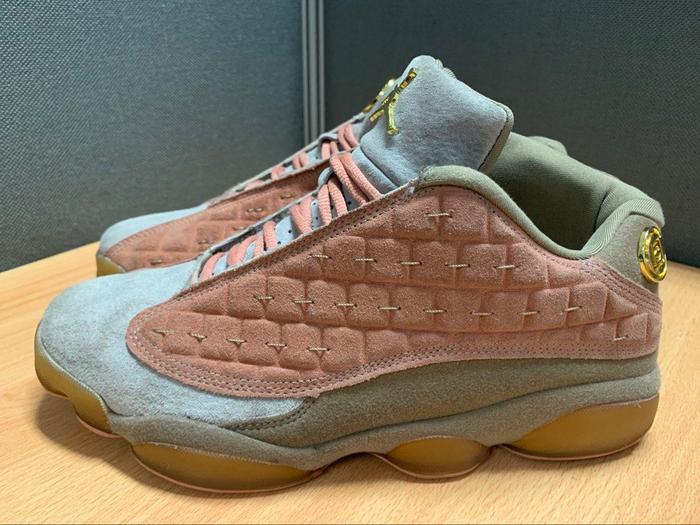 SEPATU SNEAKERS JORDAN 13 LOW CLOT SEPIA STONE Size 43
