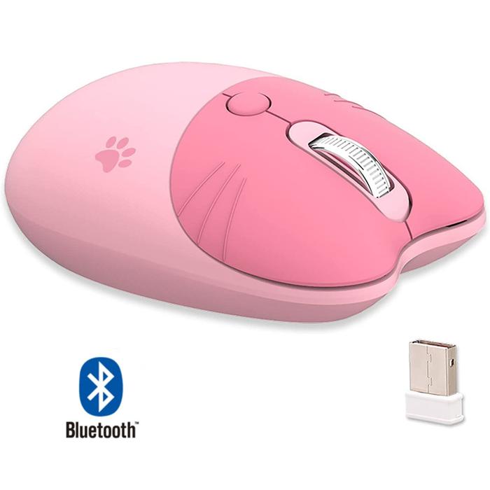 Mofii Mouse komputer Bluetooth nirkabel, Mouse nirkabel Bluetooth