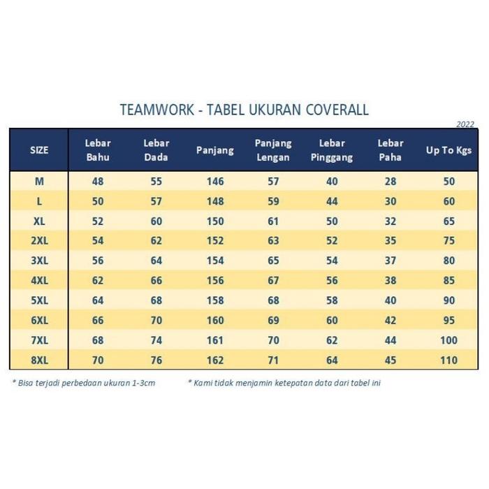 Weaack Teamwork TW01 Terusan Coverall Basic