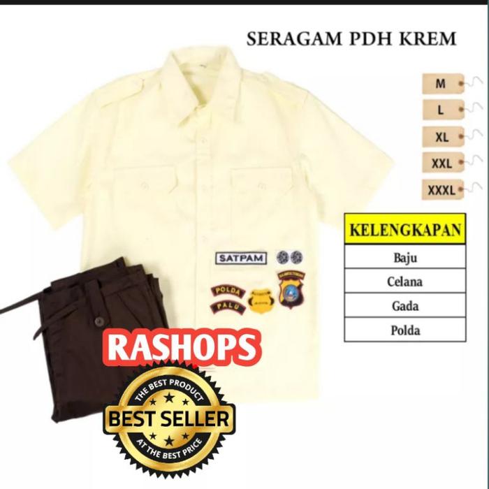 BAJU SERAGAM PDL SECURITY SATPAM BARU TERBARU TERMURAH PDH PSH KEAMANAN KERJA KANTOR LAPANGAN MURAH