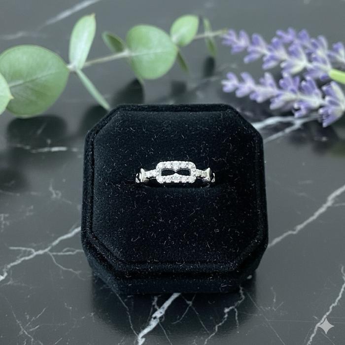 Cincin mas puti modelnkotak 8K toko mas kedungwaringin