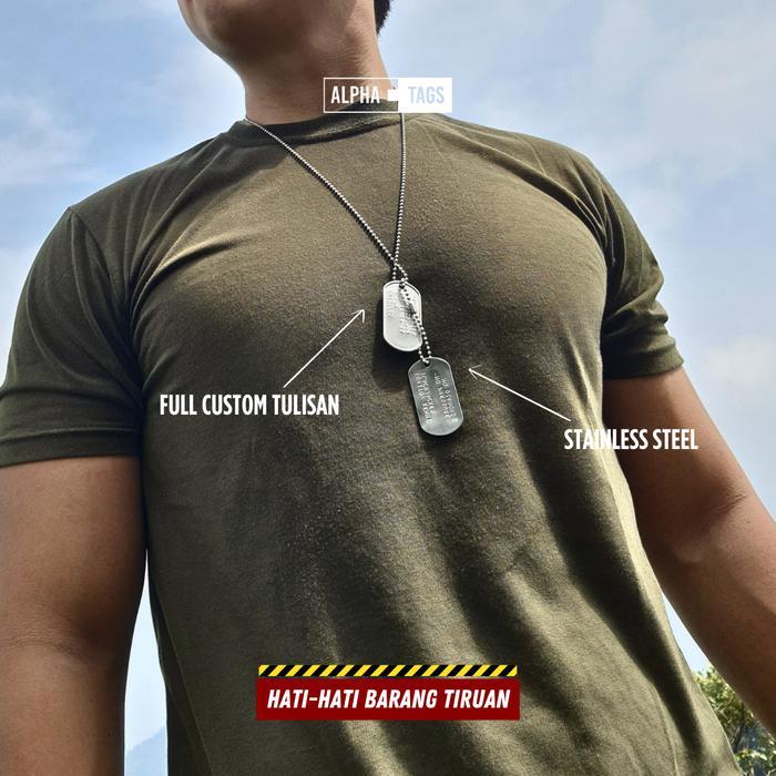 Dogtag / Kalung Dog Tag / Kalung Identitas / Dog Tag