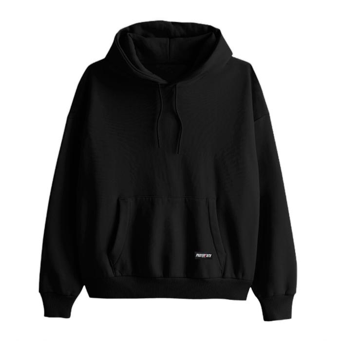 Jaya bold polos Hitam Pria Sweater