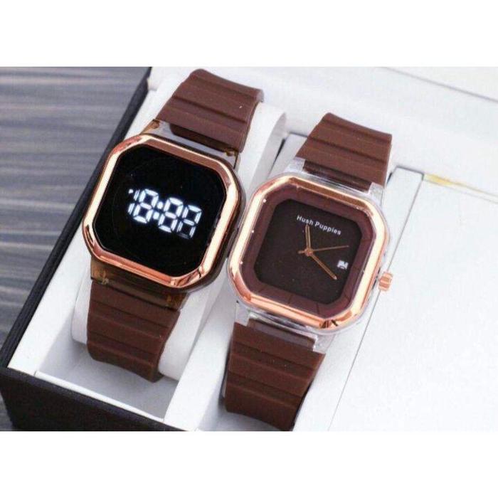 [TM88] PROMO BELI 1 GRATIS 1 JAM TANGAN FASHION WANITA TERBARU 2022  HP-(40/60)