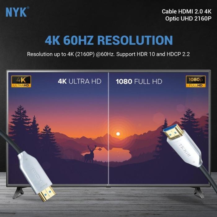 KABEL HDMI 20M OPTIC V.2.0 ULTRA HD 4K HDMI 20 METER OPTICAL CABLE
