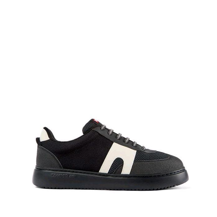 CAMPER Men's Sneakers Shoes Runner K21 Black Sepatu Sneakers Pria Original Hitam dengan Desain Moder