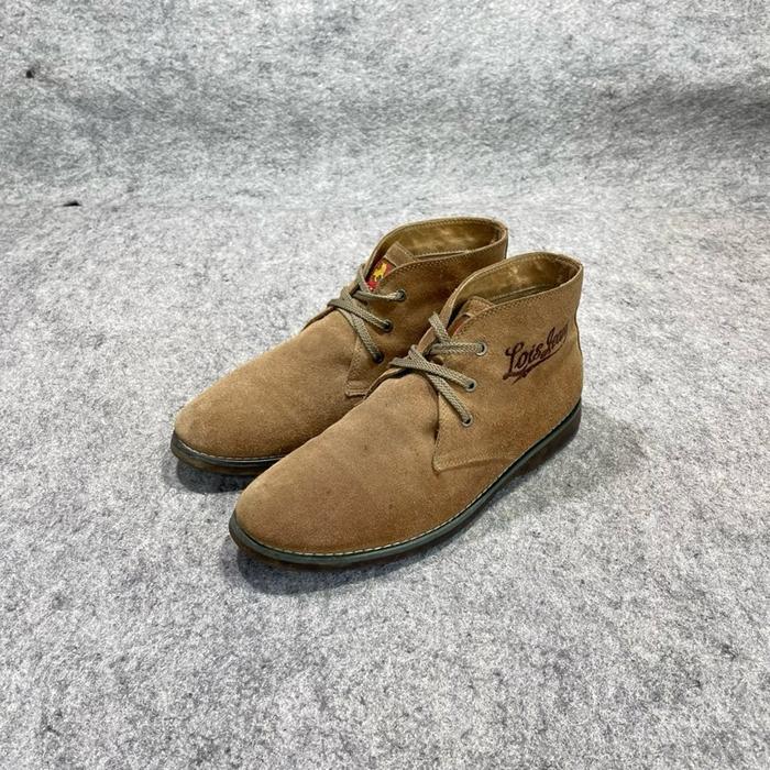Merek: LOUIS JEANS SHOES  Model: CHUKA BOOTS  Asal: SPAIN Size :  9 setara 43 insole 27.5cm Price : 