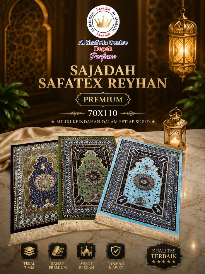 Sajadah Safatex Reyhan/Sajadah Turkiye/Sajadah Karpet/Sajadah Premium/Sajadah Halus/Sajadah