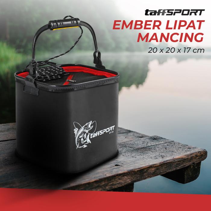 Permata Mall | Ember Lipat Mancing | Folding Bucket Portable | Ember Camping Lipat