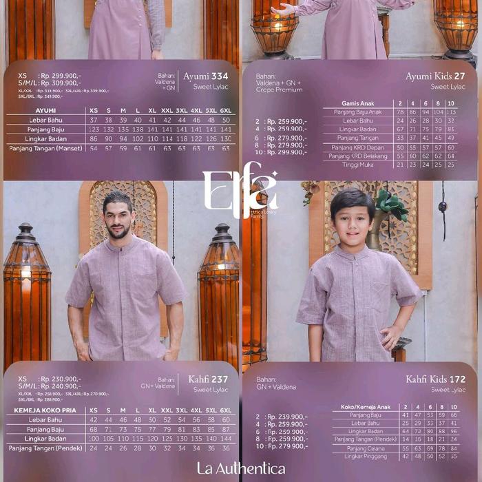 Ethica Ayumi 334 Sweet Lylac Baju Gamis