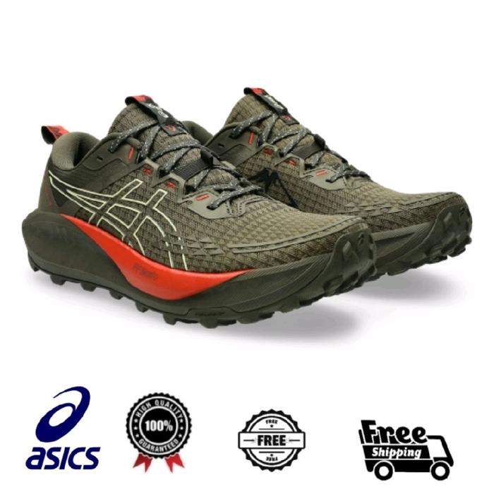 Sepatu Hiking / Trail Running Asics Trabuco 13 Brown stone
