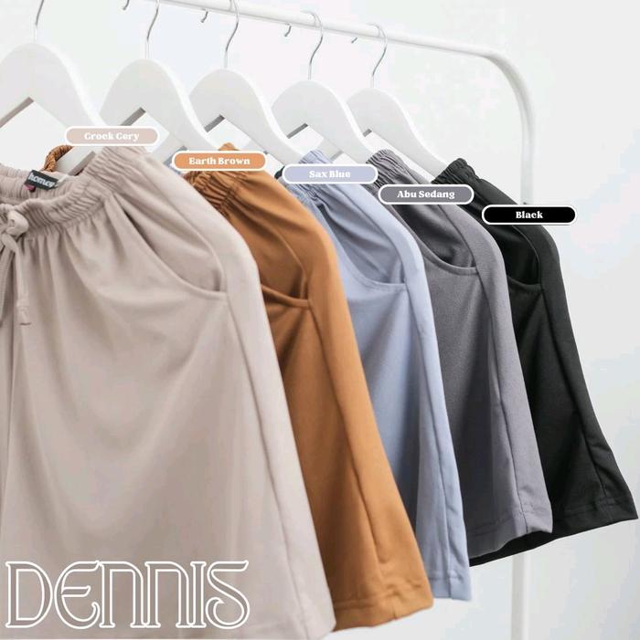 Dennis Shortpant by zzhomey - celana pendek rangkap gamis wanita - celana pendek olahraga Wanita - c