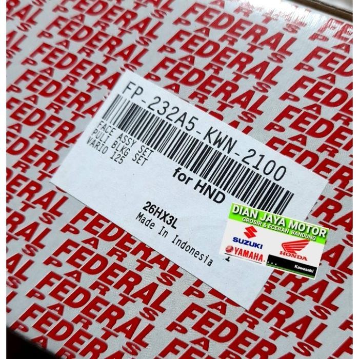 PULI ONLY KWN FEDERAL VARIO 125 VARIO 150 FP232A5KWN2100 FACE ASSY SET FULI ONLY K36 K59 KZR