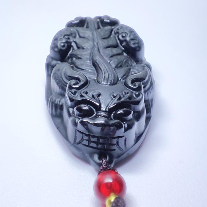 Liontin Pixue Black Obsidian Pendant Black Obsidian Liontin Pixiu Black Obsidian Liontin Pixiu Krist