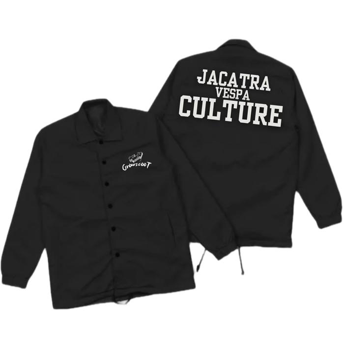 Growscoot - JACATRA VESPA CULTURE / Coach Jacket Vespa / Windbrakers Vespa / Jaket Pria Parasut