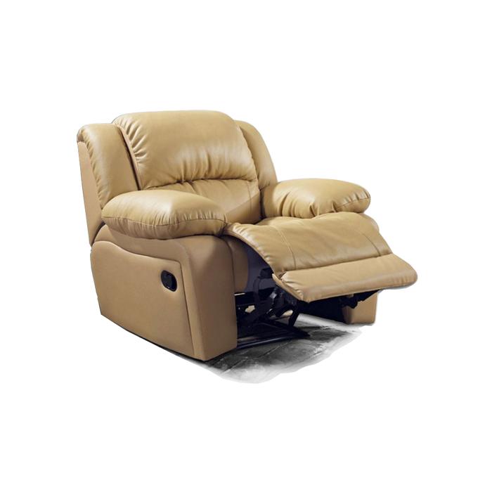 Antique European Creative cow real genuine leather chair single living room sofa chairs swivel chair