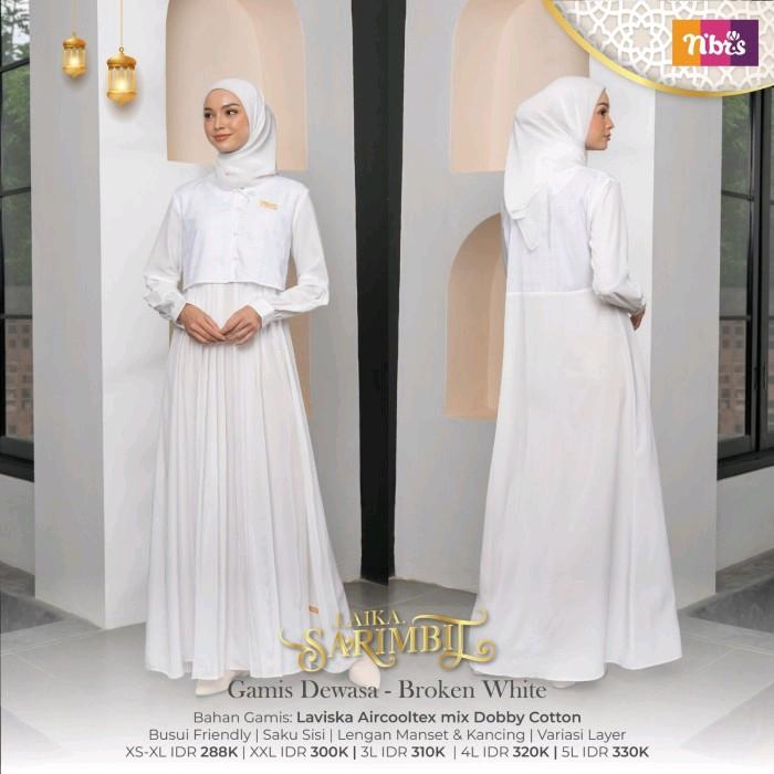 GAMIS LAIKA BROKEN WHITE Nibras