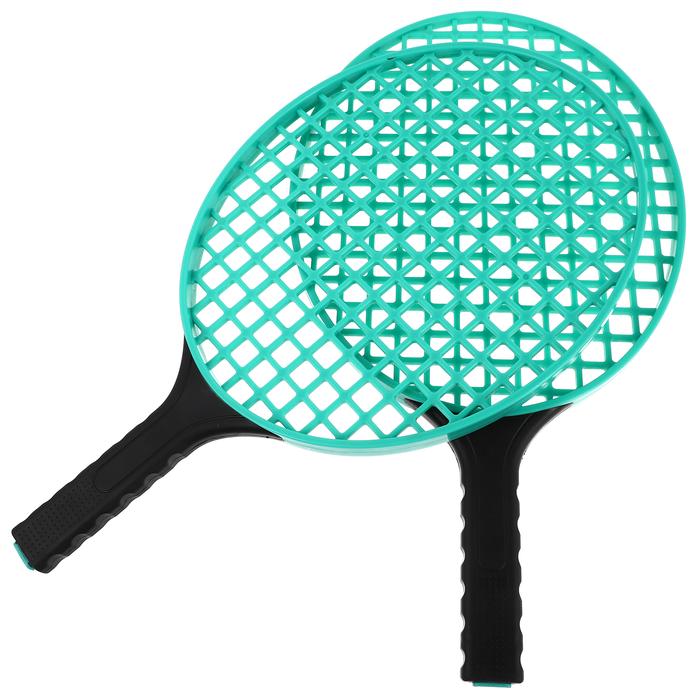 Raket tenis anak ringan portabel, 2 buah mainan raket tenis anak luar