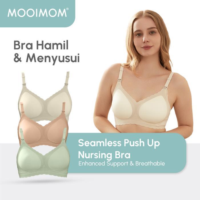 Bra Menyusui & Hamil I MOOIMOM Seamless Push Up Nursing Bra
