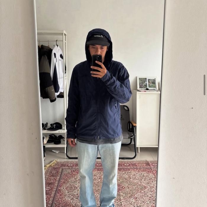 I700 Jaket The Nface trakker light jacket packable hidden hoodie jacket Vintage tnf outdoor