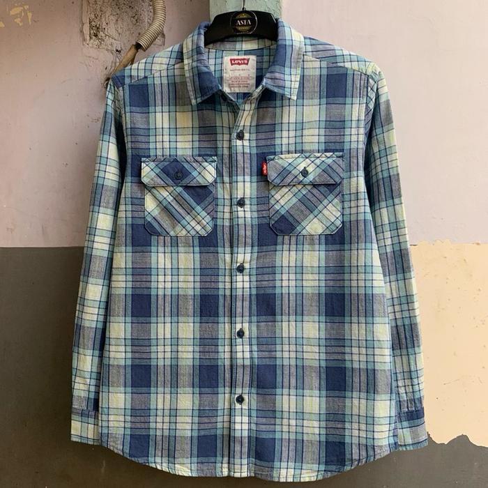 Kemeja pria levis lengan panjang preloved