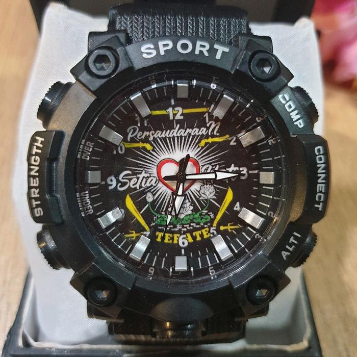 JAM TANGAN PSHT - Jam Tangan Sport Custom Logo PSHT