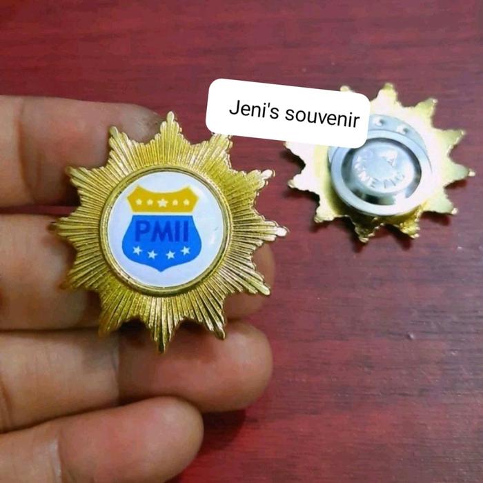Pin PMII MODEL bintang magnet - Pin PMIII magnet Elegan