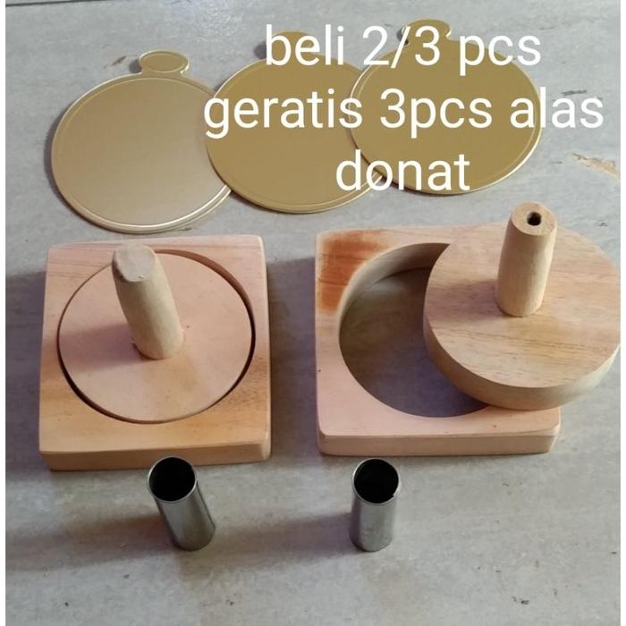 Cetakan donat kayu / Cetakan donat kentang / Cetakan donat murah