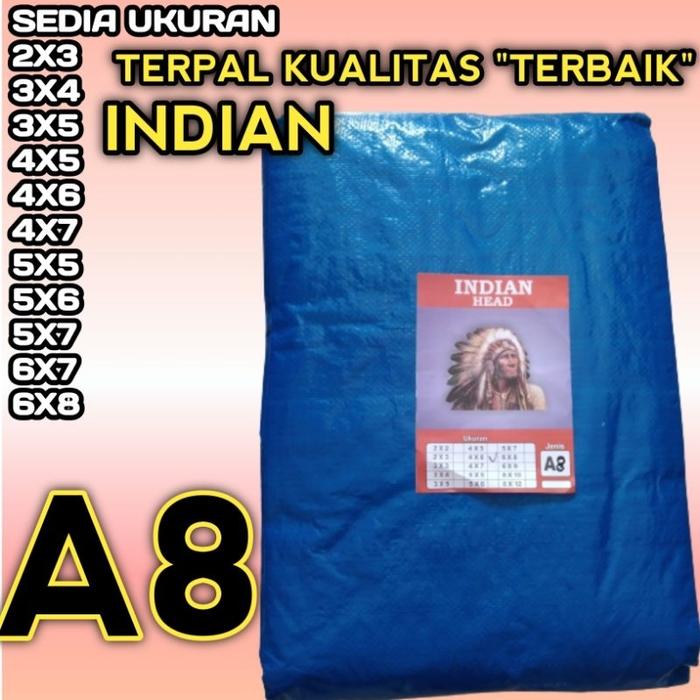 TERPAL PLASTIK A8 MERK INDIAN DIJAMIN AWET !!! TERPAL PLASTIK TEBAL A8