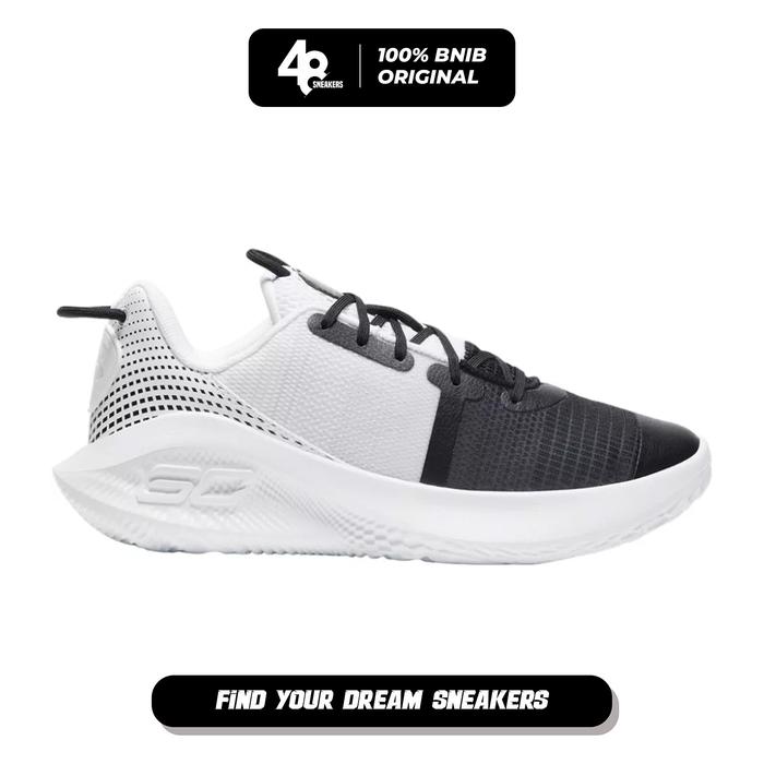 Sepatu Basket Unisex Curry 6 Flotro White Black (3027638-001) Original