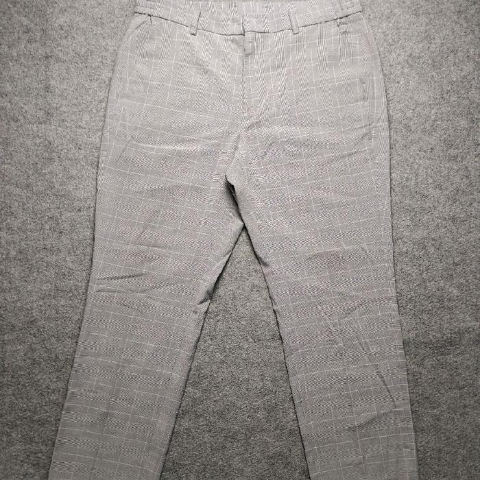 Celana Mind Bridge Kantor Stretch Motif Grey 2402