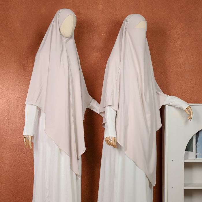 Bahia FK dan Khimar Bandana Long Triangle Bahan Air Tech Silk Cool Tech Anti UV