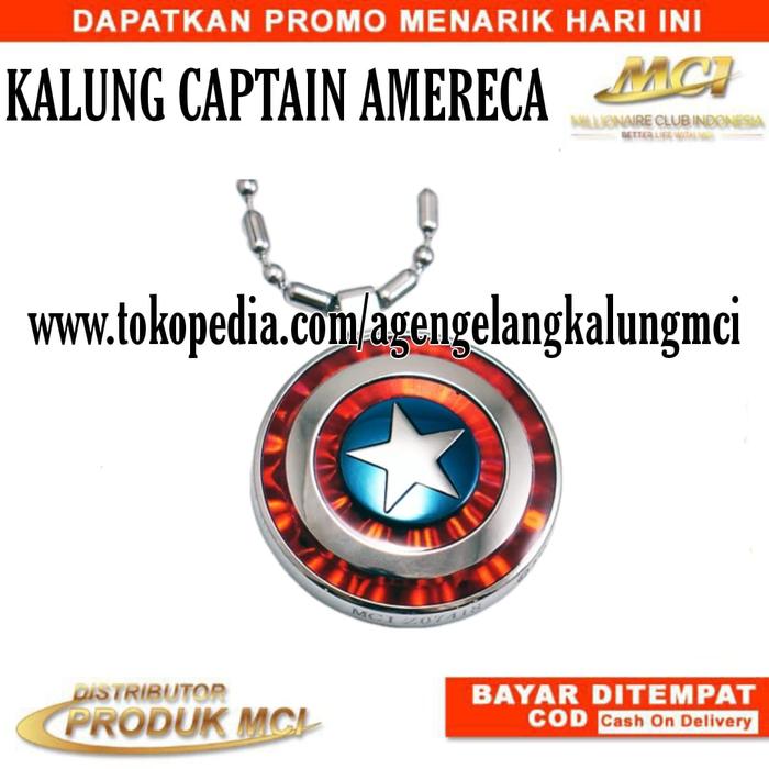 KALUNG MARVEL CAPTAIN AMERIKA MCI _ KALUNG KESEHATAN MARVEL _ KALUNG MCI ANAK TERLARIS KALUNG MCI OR