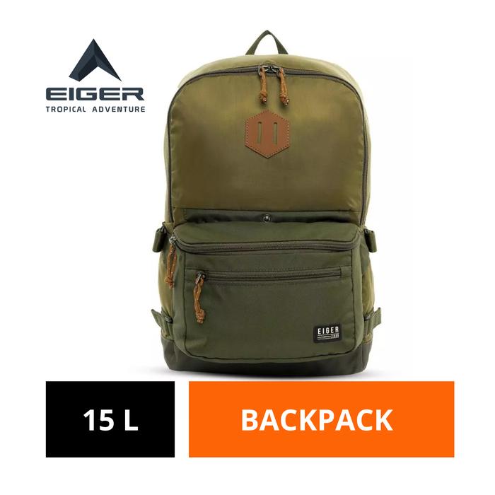 [BISA COD] Tas Ransel Pria Eiger Original 15 L Hitam Polyester Versapack Waist Pack 1a