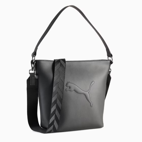 PUMA Tas Kasual / Casual Wanita PUMA SENSE Zipped Bucket Bag Warna PUMA Black - 092217 01