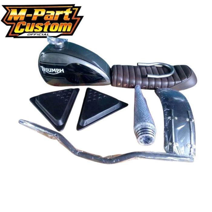 Motor [GM] Paket Body Japstyle 8 Item Murah Ongkir MOTOR CUSTOM Tangki Motor Murah dengan Tangki Tut