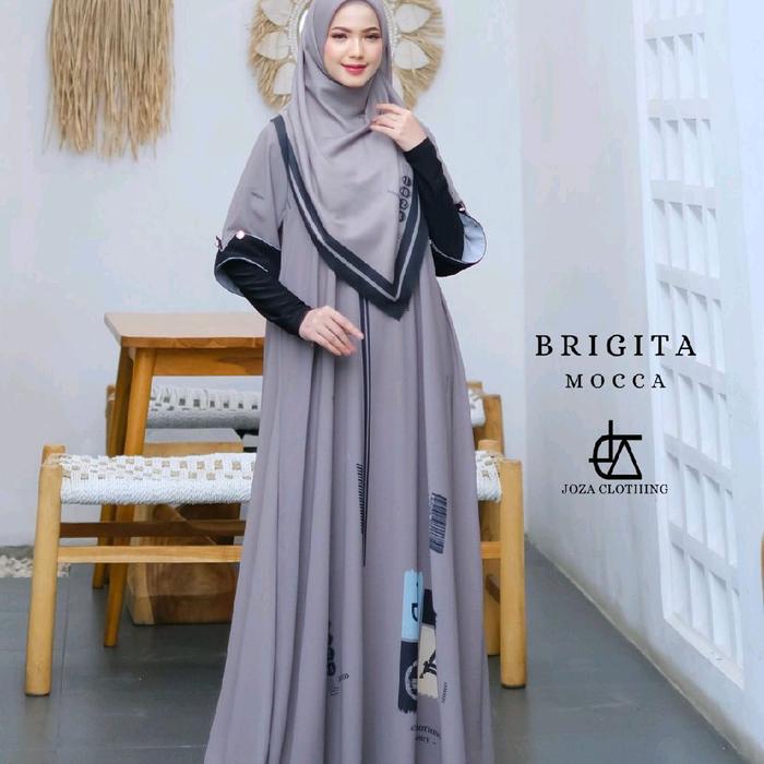 brigita mocca by joza ghifari pink by joza ghifari white by joza gamis ceruty joza