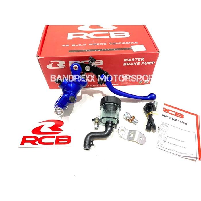 Master Rem Kanan RCB S1 Original 14mm Aerox 155-Lexi-R15-R25-Nmax-Mio-XSR-Vixion-MT15-MT25