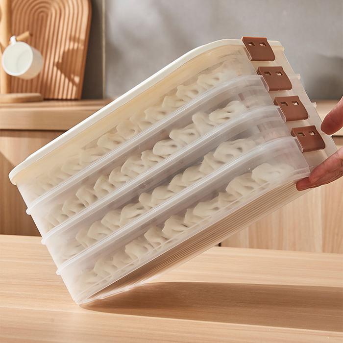 Dumplings Box Food Grade Dumplings Storage Box Sealed Refrigerator