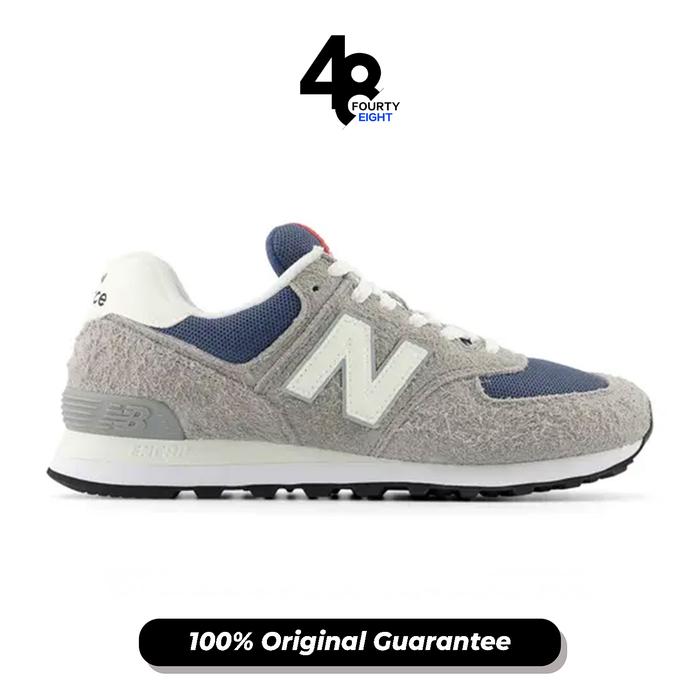 Sepatu Sneakers Unisex New Balance 574 Grey Navy (U574GWH) Original